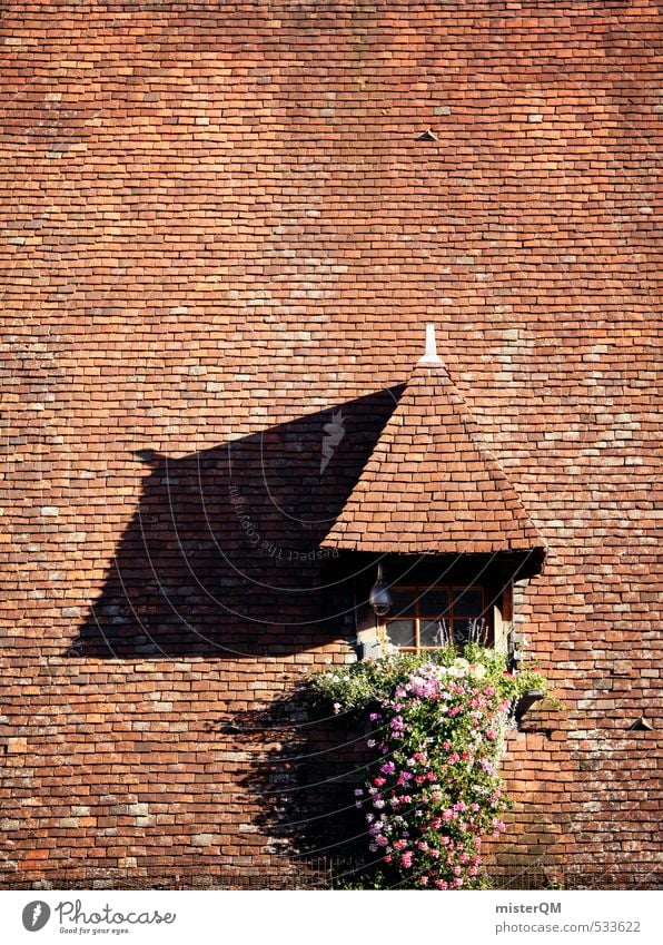 French Style XXXIX Art Esthetic Contentment Pattern Symmetry Roof Gable Skylight Roofing tile Roofer Attic story Pitch of the roof Brick Many France Provence