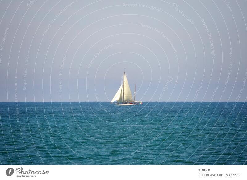 Sailing boat under Italian flag on the Mediterranean Sea Sailboat Elba Island Italy Blog Mediterranean sea Thyrrenian sea Tuscan Archipelago Province of Livorno