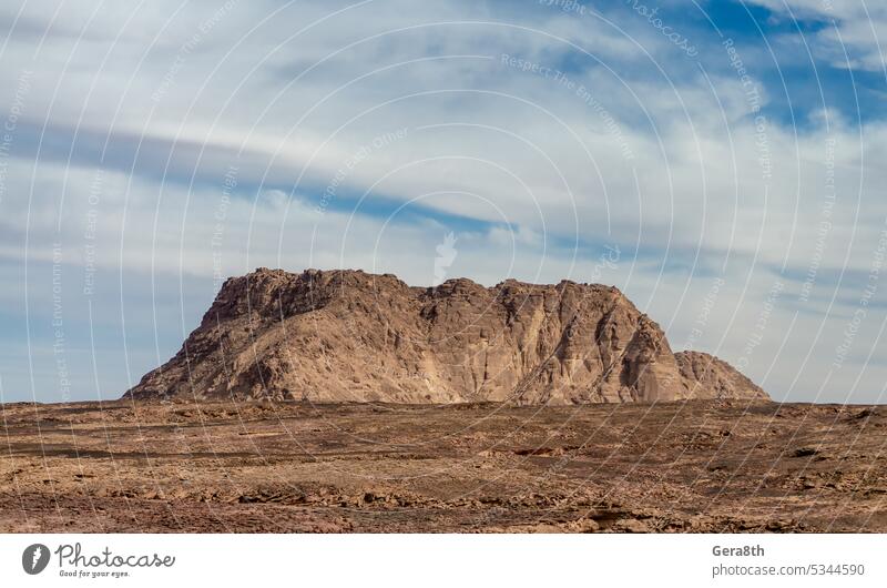 rocks in the desert in Egypt adventure africa background blue canyon color day dry exotic geology hill hot landscape mountain mountains natural nature no one