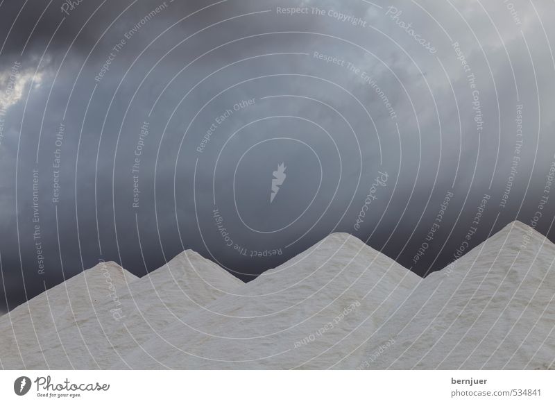 Eiger, monk, virgin Nature Air Sun Storm Gale Hill Peak Fear Salt sea salt salt mountain Mountain Heap 4 Storm clouds Road salt Snowcapped peak Deserted