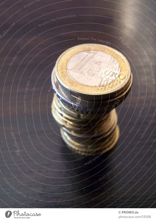 Small change I Cent Money Counter Financial Industry Coin Change Bar Table Brown Europe Macro (Extreme close-up) Close-up 1 european union pay cash small change