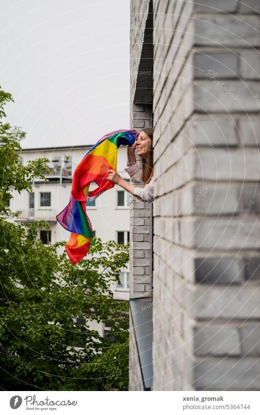 Set sign rainbow flag Prismatic colors Rainbow flag Tolerant Homosexual Colour photo Multicoloured Symbols and metaphors Love Freedom variety Flag Equality