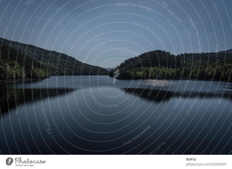 Loch Beinn a' Mheadhoin Glen Affric river Brook Water valley Landscape landscape scotland England Scotland Hiking hiking Relaxation tranquillity silent