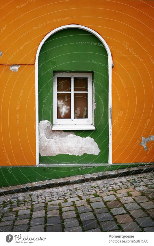 windows Old town Window Retro New House (Residential Structure) Facade