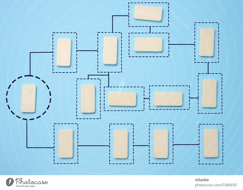 Automate business processes and workflows using flowcharts. Reduction of time for processing processes algorithm network operation industry information plan