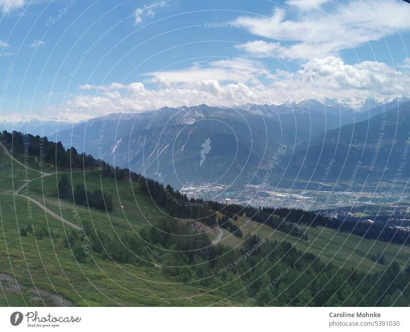 outlook Landscape mountains Mountain Nature Exterior shot Colour photo Peak Deserted Alps Rock Environment Snowcapped peak Day Beautiful weather Sky White Blue