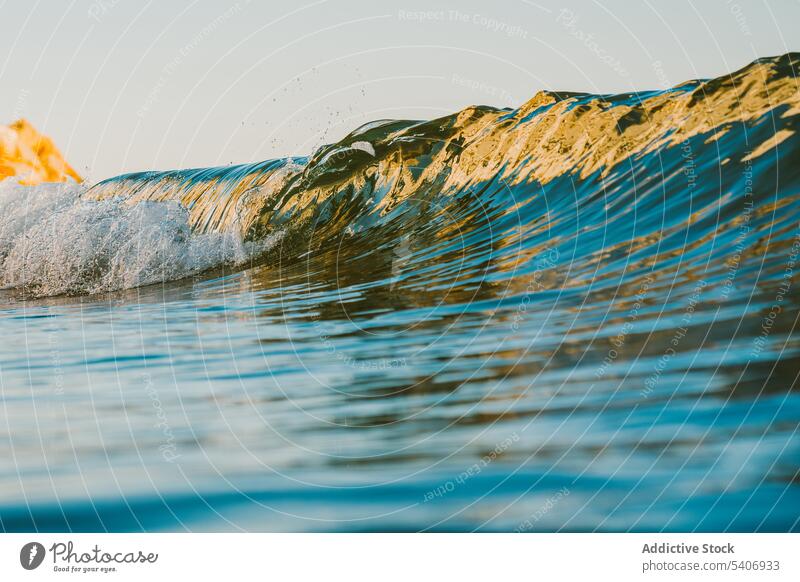 Sea waves against blue sky sea sunset shore storm power splash energy nature water ocean twilight coast dusk seascape scenic marine seaside roll beach weather