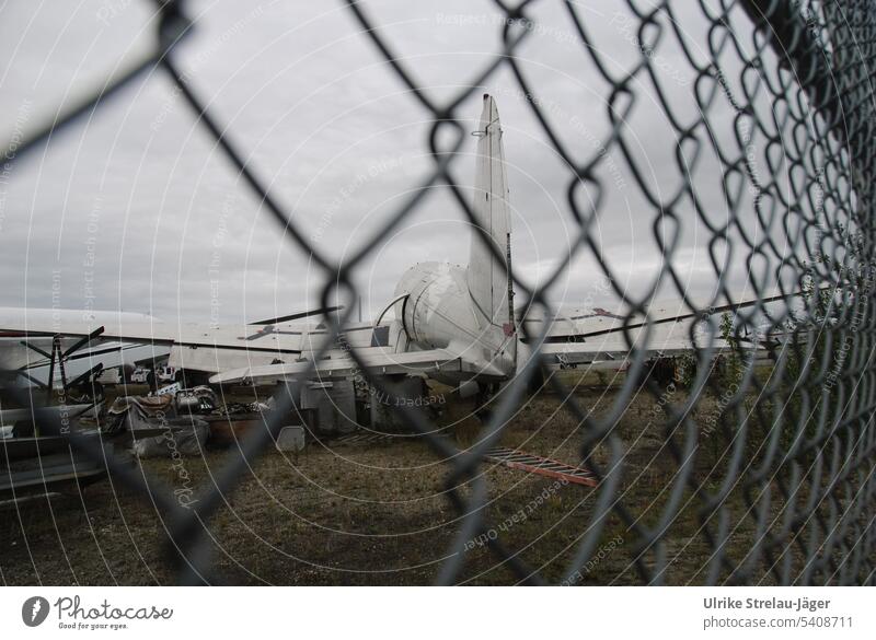 Alaska | aircraft junkyard | nothing flies here anymore Aircraft scrapyard Scrapyard Airplane Scrap metal frazzled Tails scrapping Old Fence Rust Broken