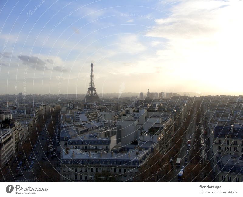 paris is in the air Eiffel Tower Avenue Air Town Arc de Triomphe