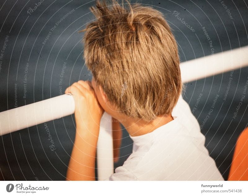 Somewhere out there... Androgynous Child Girl Boy (child) Infancy Head Hand 1 Human being 8 - 13 years Summer Ocean Navigation Cruise Boating trip