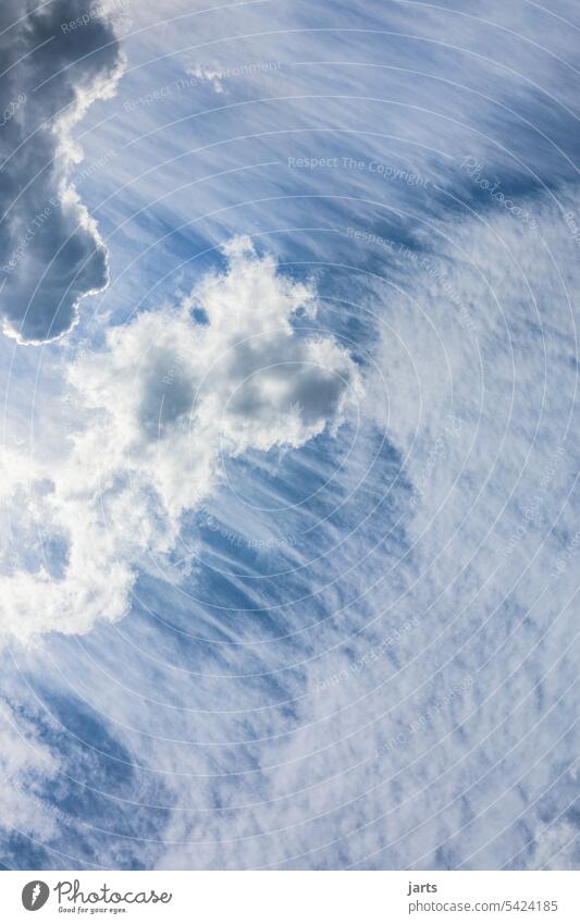 beautiful sky Sky Clouds Blue sky cirrostratus clouds Abstract bright bright clouds Dark clouds Beautiful weather Day Weather