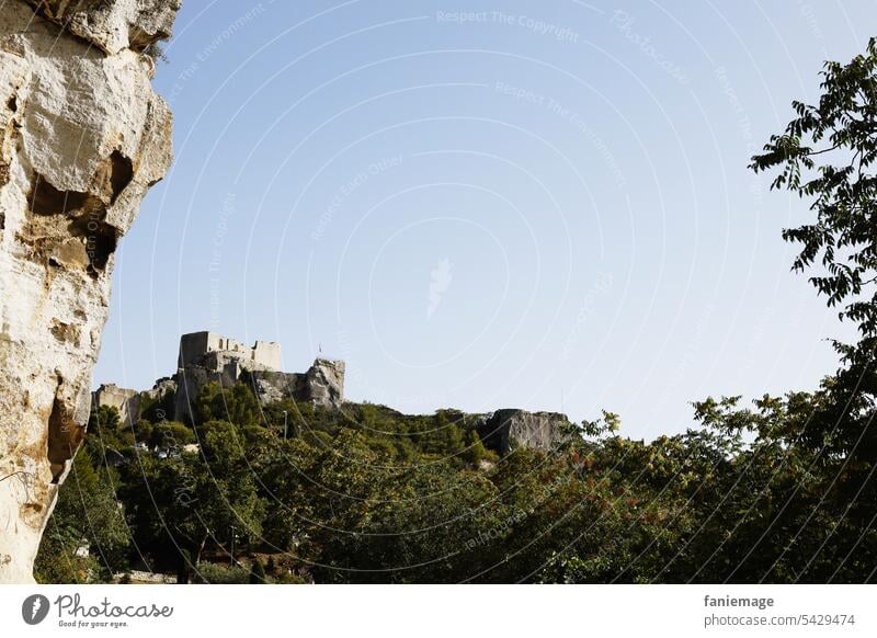 Les Baux de Provence Alt Altertum Festungen Les Baux-de-Provence Südfrankreich mittelmeer Mittelmeerraum Mediterran Warm Heiß Süden Sommer Sommerferien Steine