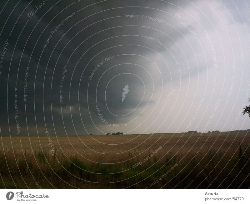 watch out, it's coming! Gale Gray Dark Thunder Field Village Air Cold Black White Clouds Dangerous Environment Speed Fascinating Thunder and lightning Rain Wind