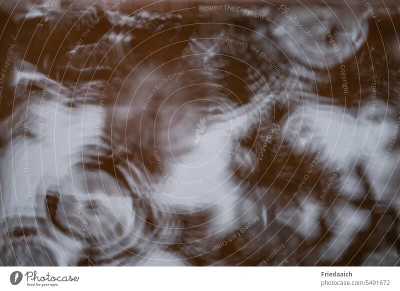 Abstract pattern of raindrops on a wooden terrace Rain Drop Pattern Water Drops of water Glittering Wet Close-up Structures and shapes Exterior shot Deserted