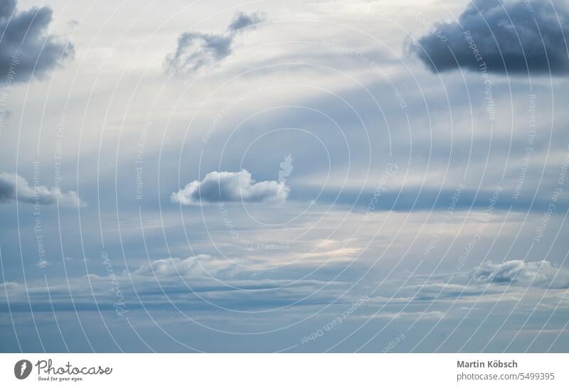 Clouds in the sky. Background image template. light cloud cover with soft sunlight background vector weather climate cumulus paint cloudy style texture concept