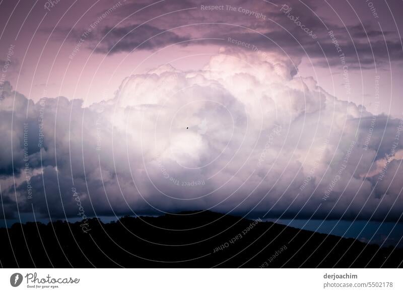 Even holes don't last forever / End time mood over the mountain Cloud field Nature Deserted Weather Cloud cover Bank of clouds Colour photo Environment Day