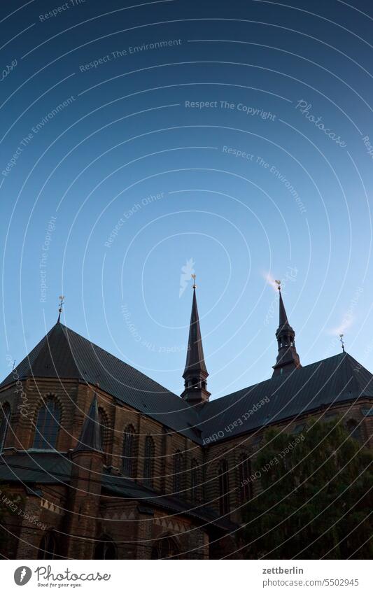 Spires Old town Manmade structures Building Hanseatic League Hanseatic City Historic Church Mecklenburg meckpomm Medieval times MV patrician houses Rostock