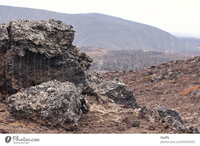 Lava hill on Iceland North Iceland Lava mound Lava landscape Lava field Volcanic volcanic area Icelandic iceland trip geological ancient Lava formation Dark