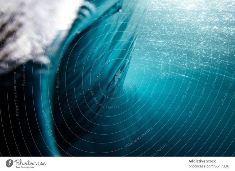 Stormy sea wave with foamy splash surf ocean roll storm crash marine water motion energy seascape wavy aqua turquoise stormy nature blue weather power scenic