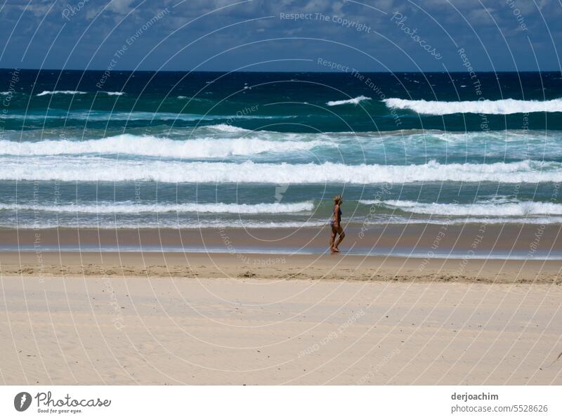 Walk on the sea beach Walk on the beach Summer Sand coast Ocean Beach Exterior shot Nature Relaxation To go for a walk Water Day Beautiful weather Sandy beach