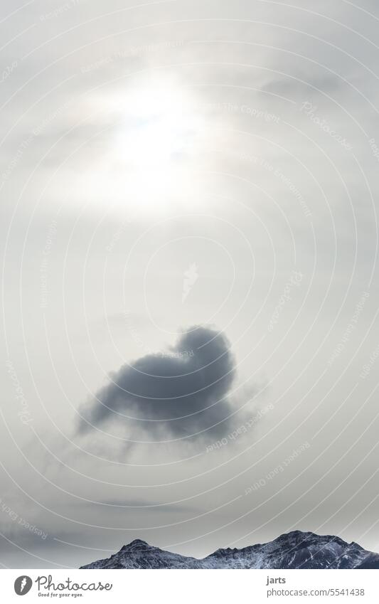 swan canopy cloud Swan mountains Sun wok cloudy Sky Clouds Nature Exterior shot Light Day Weather especially Contrast Shadow Mountain