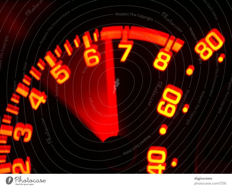 push me to the limit Speedometer Transport Rev counter red area lexus