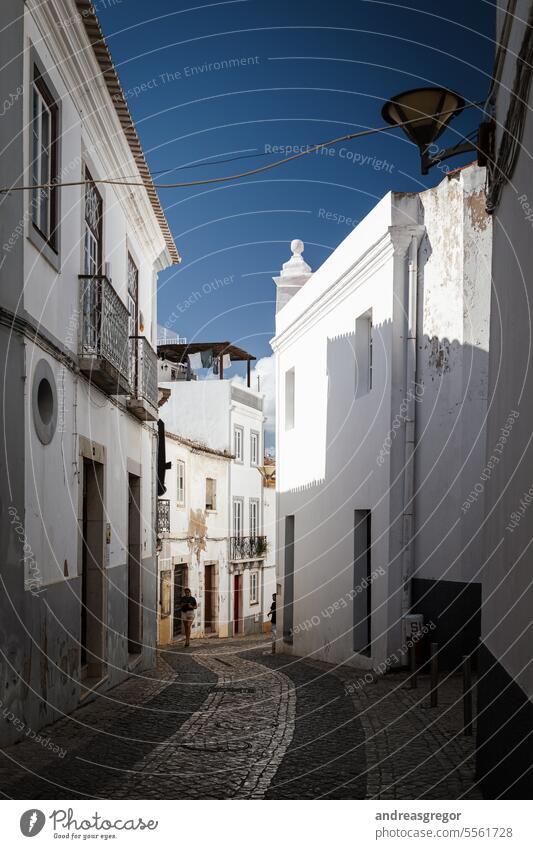 Picturesque alley in Portuguese village Town Lanes & trails In transit Street Lifestyle Exterior shot urban Southern European vacation Vacation destination