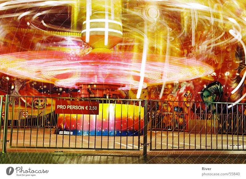 Vienna Prater Multicoloured carousel