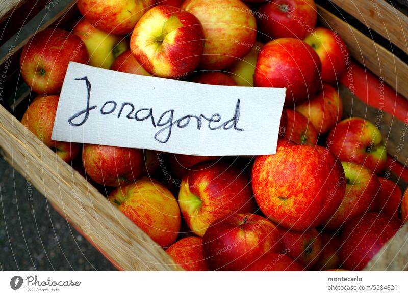 helpful | description Jonagored apples Vegan diet vegan appetizing Apple harvest Deserted Light Day naturally Environment cute Red Harvest Juicy Delicious Fresh