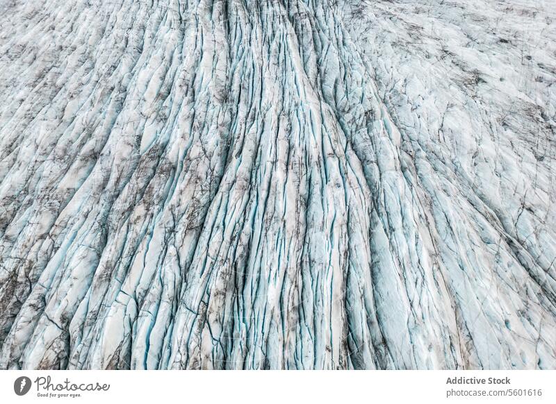 Rough surface of huge glacier as abstract background ice winter snow landscape nature formation volcanic geology vatnajokull iceland freeze national park