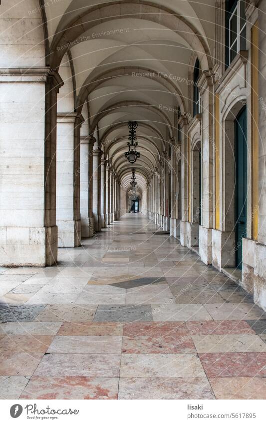 Archway Praca do Comercio, Lisbon Old town archway Architecture Terreiro do Paço praca do comercio