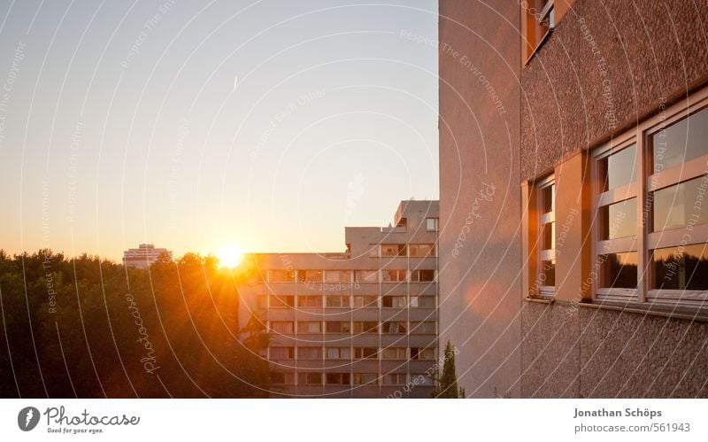 Panel view II Berlin Town Downtown Skyline Populated Overpopulated House (Residential Structure) High-rise Manmade structures Building Architecture Facade