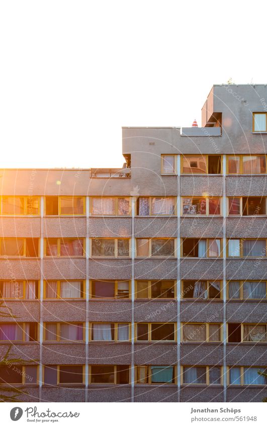 Panel view I Berlin Town Downtown Skyline Populated Overpopulated House (Residential Structure) High-rise Manmade structures Building Architecture Facade Window