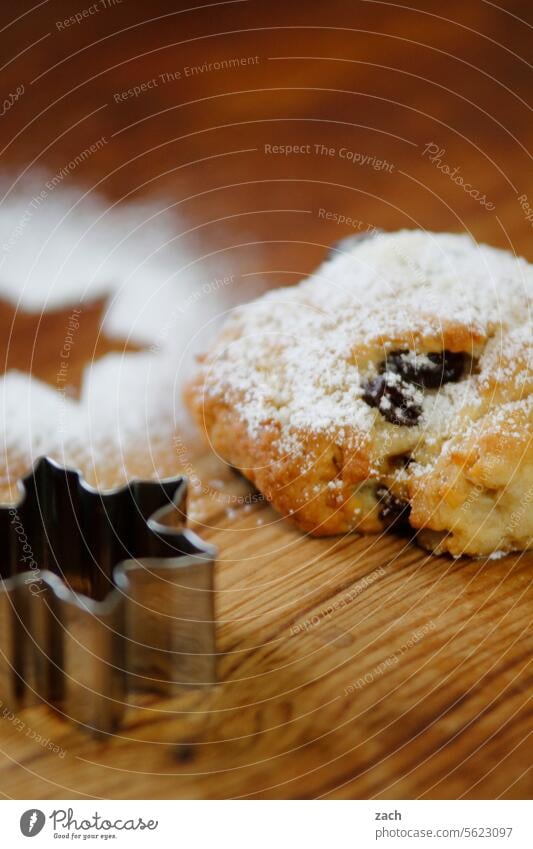 Taste explosions Cake whipped cream Baked goods Food photograph Baking Confectioner`s sugar cute Delicious Blossom Flower Plate Tunnel Stollen confectionery