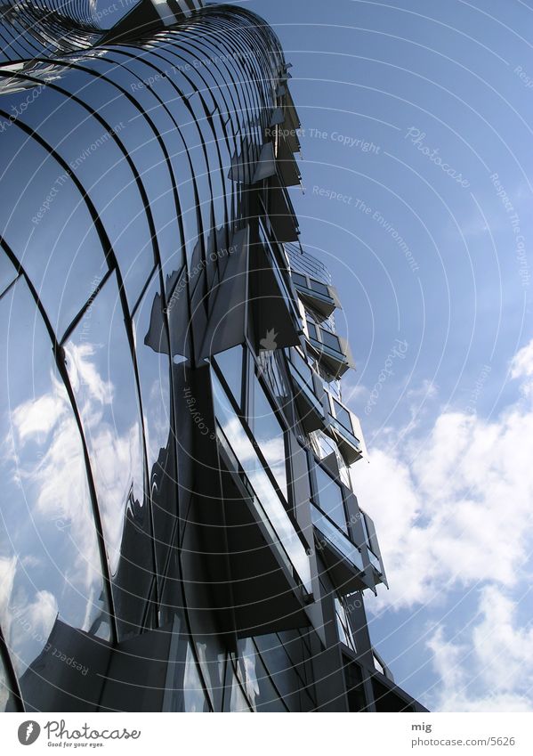 matter of opinion Clouds House (Residential Structure) Reflection Aluminium Architecture Duesseldorf media harbour