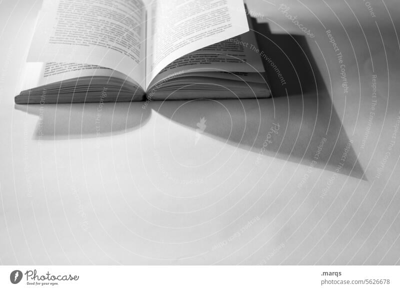 open book Shadow Light Isolated Image White Academic studies Book Study Reading School Adult Education Print media Examinations and Tests Communicate