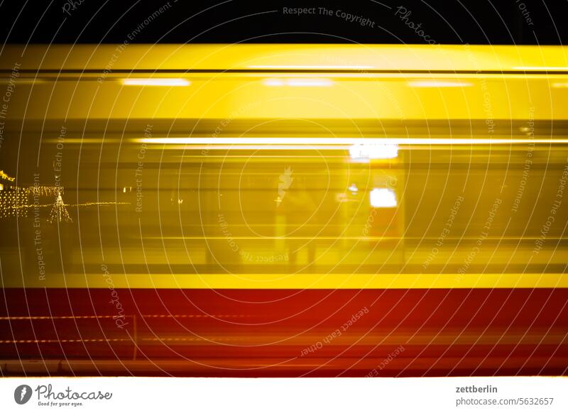 Departing suburban train city Germany Capital city Hectic downtown Kiez Life Light Middle suburban railcar Shadow swift speed Town city district