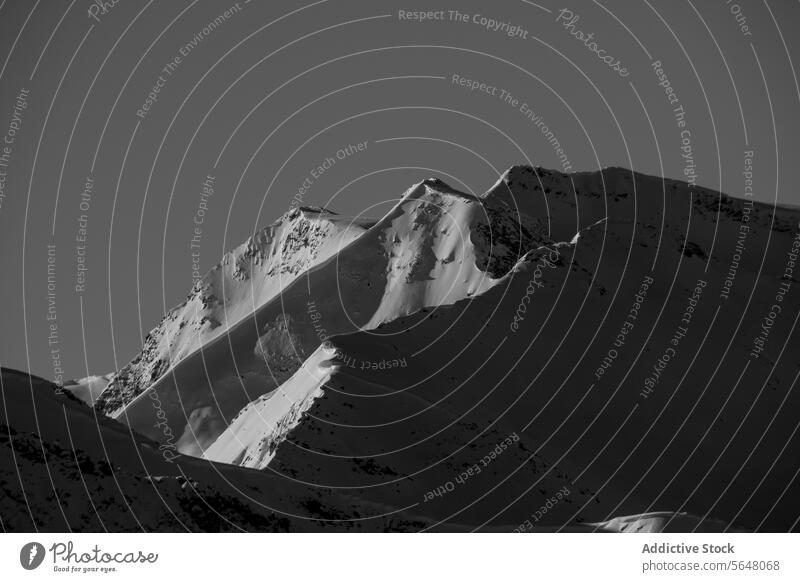 Scenic view of snow covered mountains snowcapped range scenic clear sky winter canada picturesque idyllic tranquil nature majestic massive covering geology