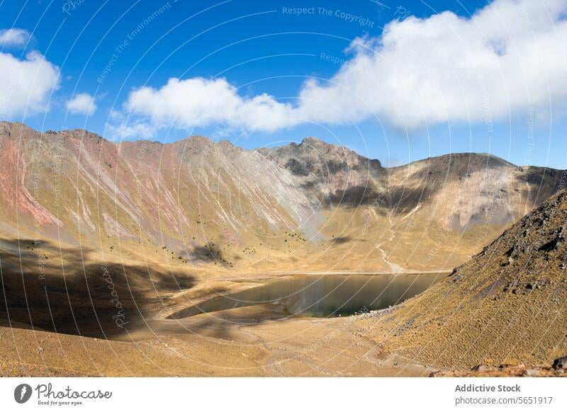 Majestic Nevado de Toluca Crater Lake Landscape landscape nevado de toluca crater lake mexico mountain scenic view tranquil blue sky clear high altitude nature