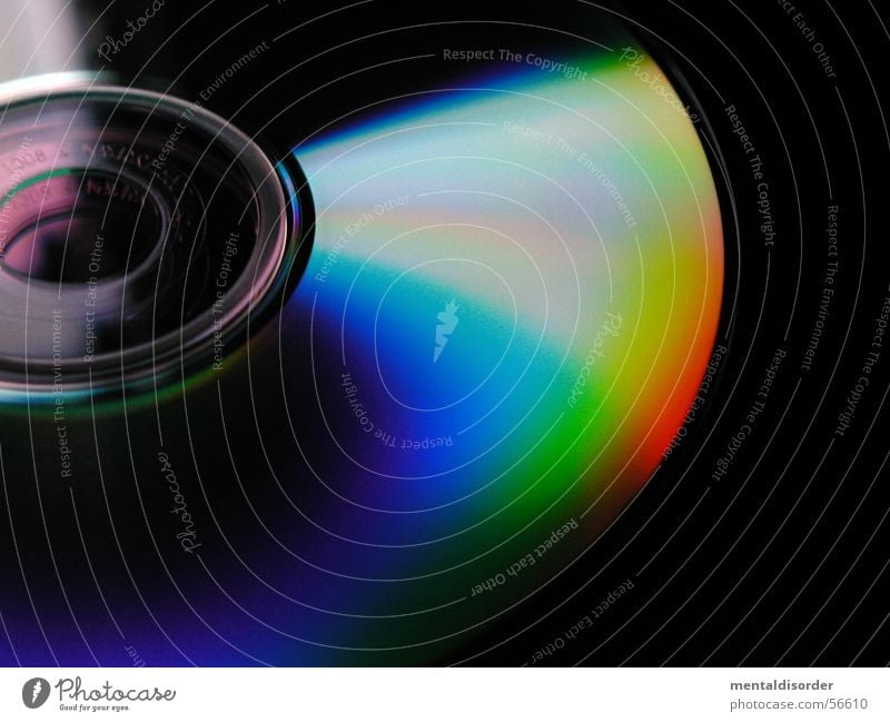 shallow colour plays DVD-ROM Reading Burn Rainbow Round Blaze CD Information MP3 player Music Stereo Write Work and employment Light (Natural Phenomenon) Hollow