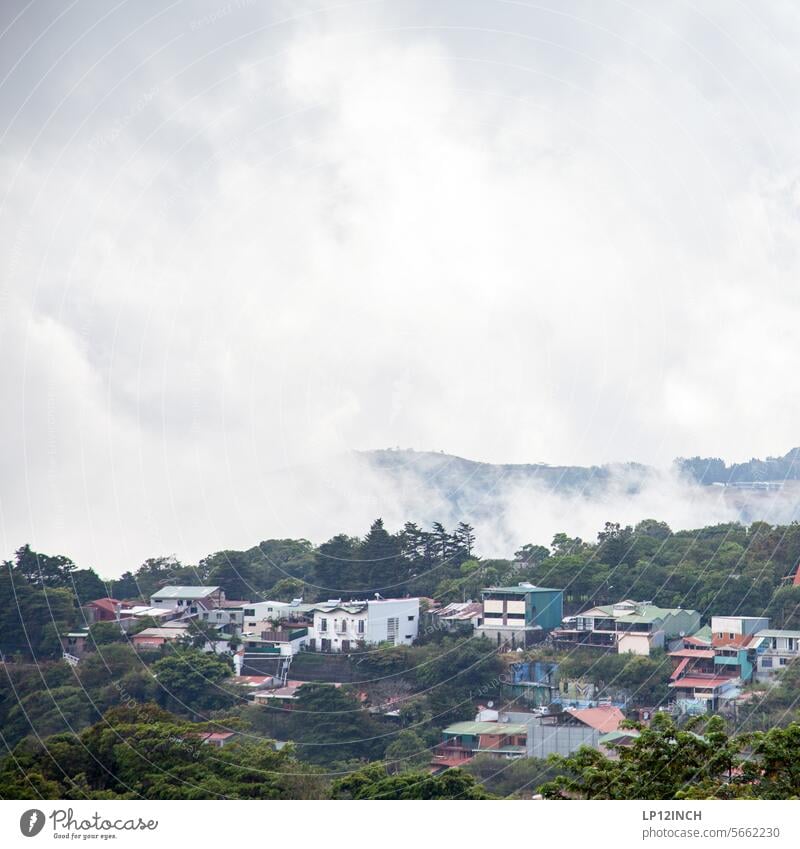 CR XXXVIII. Village idyll in Costa Rica - Monte Verde Cloud forest monte verde Virgin forest House (Residential Structure) dwell Life houses Small Town Nature