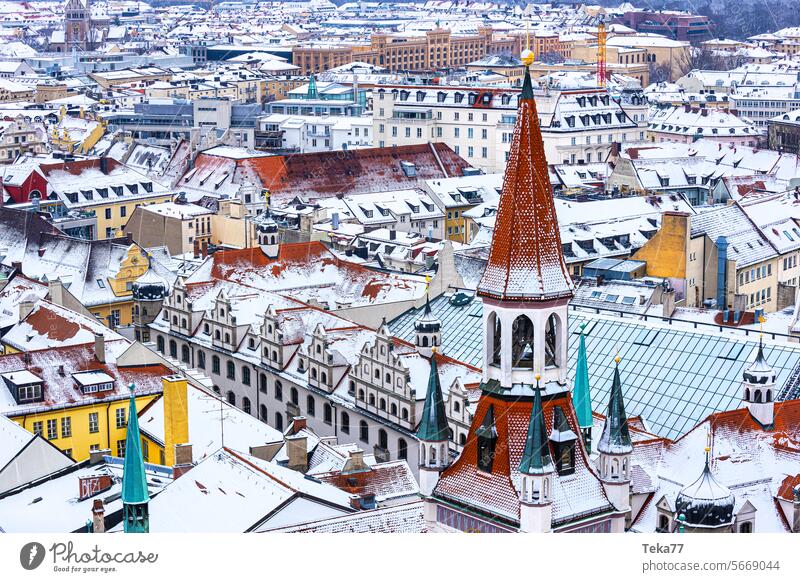 munich germany in winter from above munich in winter winter in munich münchen snow ice bavaria historic munich munich bavaria german city capital of bavaria