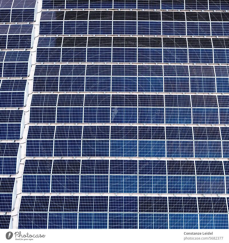 Photovoltaic surface seen from above photovoltaics Renewable energy Solar Energy photovoltaic system Solar Power Sustainability Energy industry Solar cells