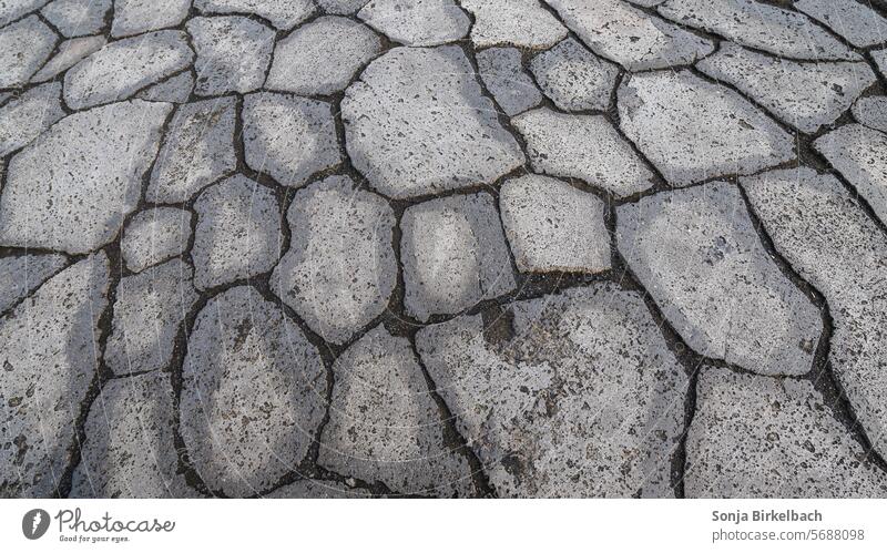 Patterns on the floor - natural stone flooring Ground Stone Coating pavement Floor covering out Street Structures and shapes Paving stone Gray Lanes & trails