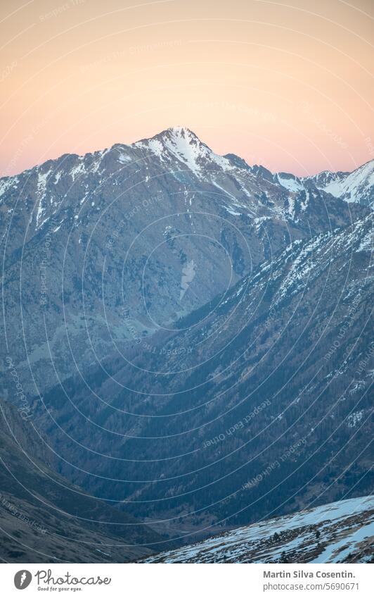 Mountains in the Pyrenees from the Grandvalira ski resort in Andorra aerial view andorra blue cable cityscape cold drone point of view europe grandvalira high