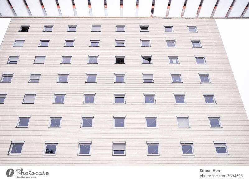 Coordinate system of windows in an image-filling façade of a prefabricated building Window coordinate system High-rise Prefab construction serial Sequence lines