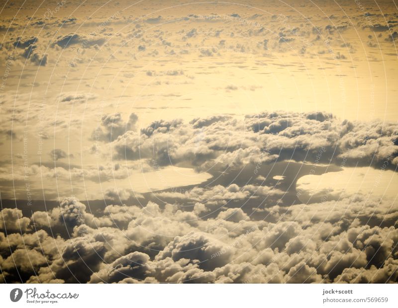 morning glory Clouds Warmth Far-off places naturally Wanderlust Climate Cloud formation Natural phenomenon Mushroom cloud Solar Power Aerial photograph Shadow