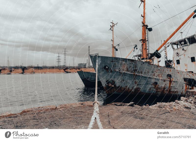 old ship ran aground in Ukraine Berdyansk Kherson Mariupol Odessa abandoned astray beach big boat cargo catastrophe coast conflict crisis empty ship europe