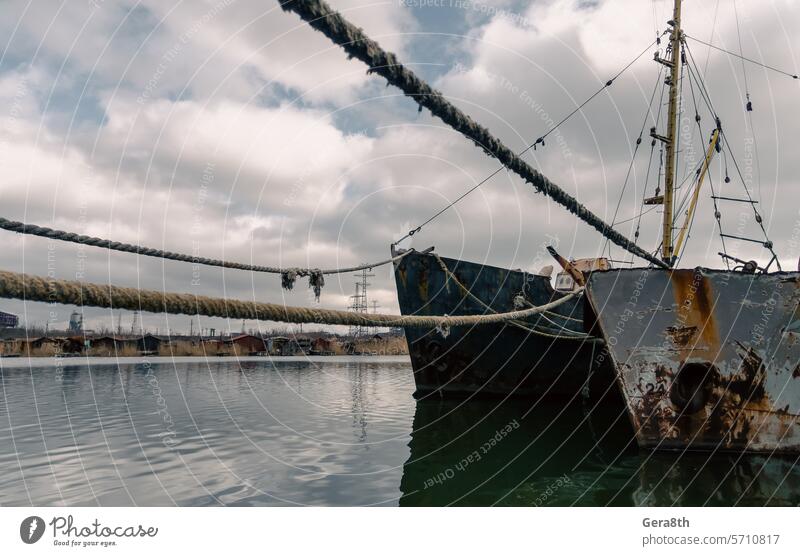 old ship without people ran aground in Ukraine during the war with Russia Berdyansk Kherson Mariupol Odessa abandoned astray beach big boat cargo catastrophe