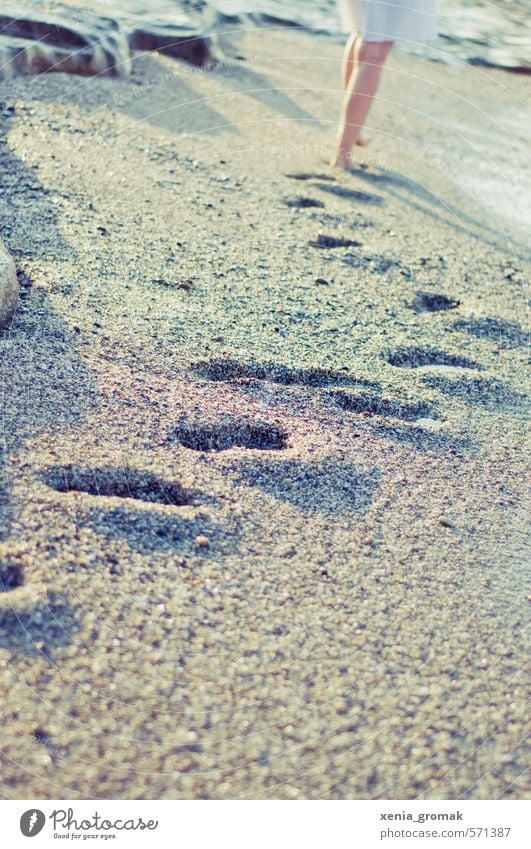 tracks Leisure and hobbies Vacation & Travel Tourism Trip Adventure Far-off places Freedom Summer Summer vacation Sun Sunbathing Beach Ocean Island Waves